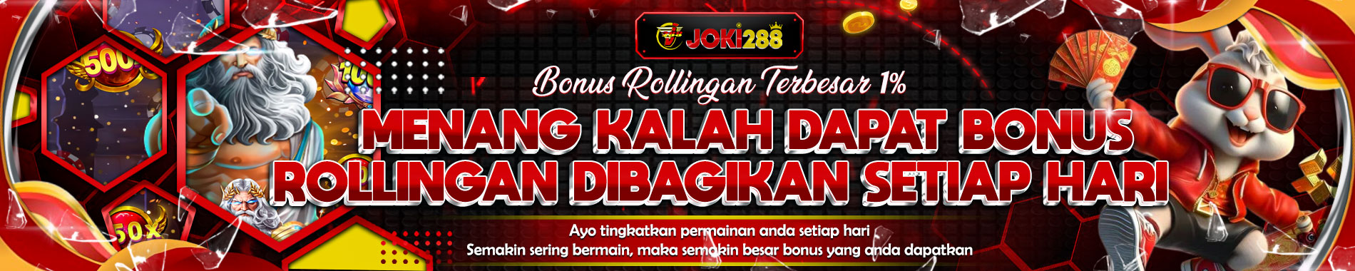 rollingan 1% setiap hari